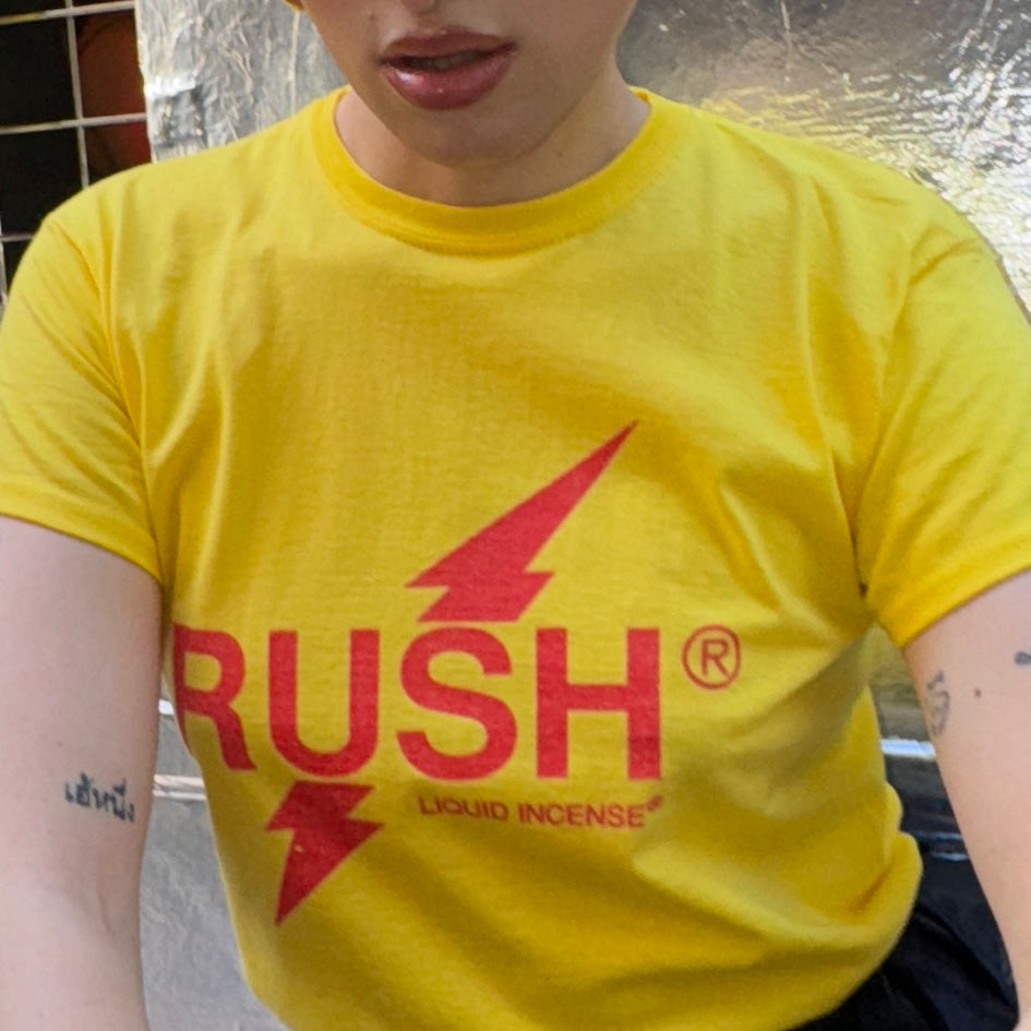 RUSH T SHIRT - YELLOW